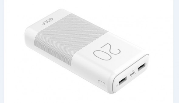 Powerbank GOLF (G81_White) G81_White - 20000 Mah/белый