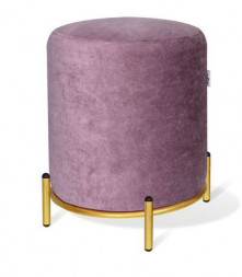 Пуфик SHEFFILTON SHT-B6 пыльная роза/золото (208958)