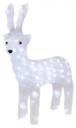 Фигура интерьерная NEON-NIGHT (513-270) АКРИЛОВАЯ ФИГУРА "СЕВЕРНЫЙ ОЛЕНЬ" 45 СМ, 100 LED, IP65, ТРАНСФ