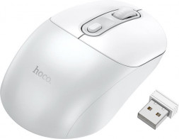 Мышь HOCO (6942007619691) GM28 White Grey