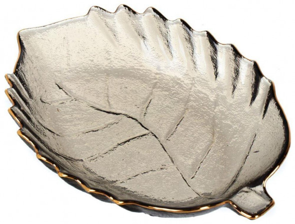 Блюдо NONAME Блюдо стекло, 22х14 см, сервировочное, Лист, Y6-10086 (462514)