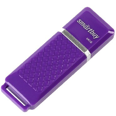флешка SMARTBUY (SB64GBQZ-V) 64GB QUARTZ SERIES VIOLET