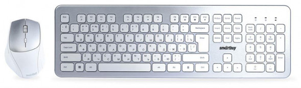 Клавиатура SMARTBUY (SBC-233616AG-SW) 233616AG серебристо-белый