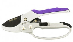 Секатор PALISAD Секатор прямого реза, 200 мм, храповой механизм, металлические обрезиненные рукоятки, LUXE 60560