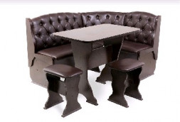 Набор мебели для кухни БИТЕЛ ОРХИДЕЯ ЛЮКС Венге/Барнео Умбер (шоколад)