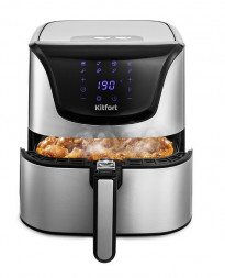 Аэрогриль KITFORT КТ-2232 серебристый/черный