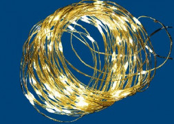 Гирлянды на батарейках UNIEL (UL-00005482) ULD-S1000-100/SCB/3AA WARM WHITE IP20 DEW