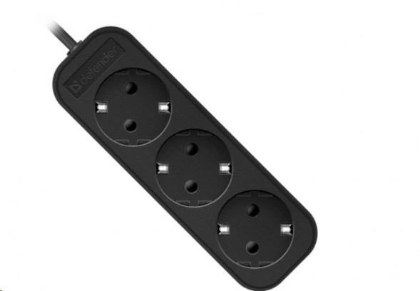 Удлинитель DEFENDER (99323) M350 - 3 розетки - 5,0 m