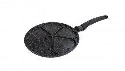 Сковорода VICTORIA ГРАНИТ G0224H блинная АЛА240 Сердечки с проточенным дном