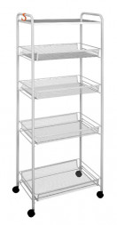 Этажерка ЗМИ Этажерка &quot;Ладья 35 КС (колесики и столешница)&quot; серый Э 410