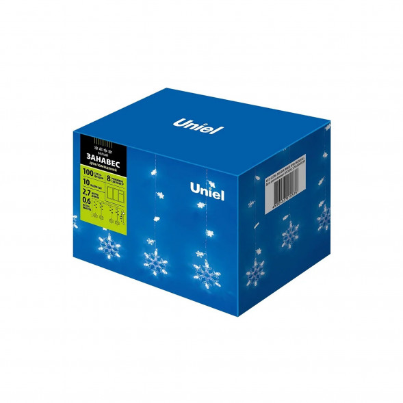 Электрогирлянда UNIEL 11129 ULD-E2706-100/DTA WHITE IP20 SNOWFALL