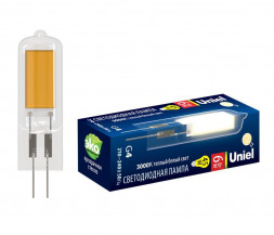 ЛАМПЫ СВЕТОДИОДНЫЕ (G4, G9, G13/T8, G5/T5) UNIEL (UL-00005065) LED-JC-220/6W/3000K/G4/CL GLZ08TR
