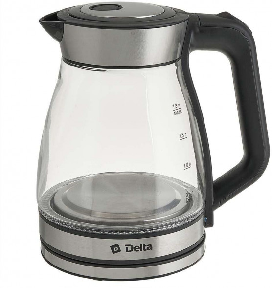 Чайник электрический DELTA DELTA DL-1124 (1,8л. стекло) DELTA DELTA DL-1124 (1,8л. стекло)