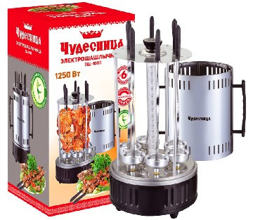 Электрошашлычница ЧУДЕСНИЦА ЭШ-1006 электрошашлычница