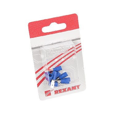 Клемма REXANT (08-0332-10) клемма (штекер - 4.8мм) 1.5-2.5мм) БЛИСТЕР