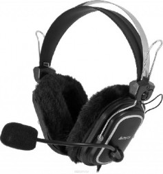 Гарнитура A4TECH HS-60 черный 2.5м мониторы