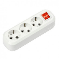 колодка SMARTBUY (SBE-16-3-00-ZS) колодка 3 гнз. 16а/3,5квт, c заземлением