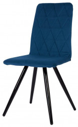 Стул обеденный POLINI Home Rio SM, синий-черный (2 кор.)