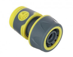 Соединители INBLOOM PROF+ Коннектор быстросъемный для шланга 3/4, обрезиненное покрытие ABS 169-026