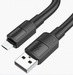 Кабель HOCO (6931474770981) X84 Solid MicroUSB (m) 1m - черный