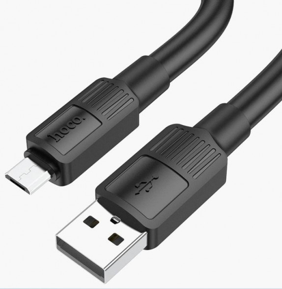 Кабель HOCO (6931474770981) X84 Solid MicroUSB (m) 1m - черный