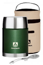 Термос АРКТИКА 306-800А мл. в чехле, зелёный