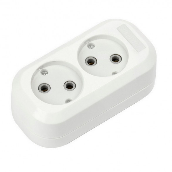колодка SMARTBUY (SBE-10-3-00-BN) колодка 2 гнз. 10а/2,2квт, б/з