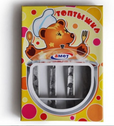 Столовые приборы АМЕТ АША 1с31 Топтыжка детские (4 предмета)