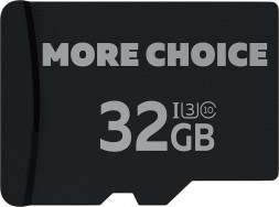 Карта памяти MORE CHOICE (4620202552273) 32Gb Micro-SD Class10 V10 MC32