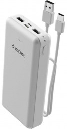 Внешний аккумулятор КОСМОС KPB20USB2TCMi 20000 мАч 2 USB 5В 2,4А