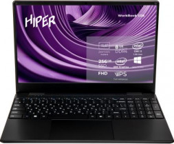 Ноутбук HIPER 15.6 WorkBook U26-15FII3123R8S2WPG Black