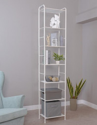 Стеллаж ЗМИ Стеллаж "Валенсия 17" (Белый) СТВ17 Б