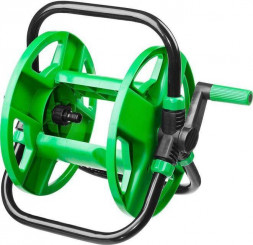 Катушка РОСТОК PК-20, для шлангов 20 м х 1/2 , стальные опоры, пластиковый барабан, катушка для шлангов (428403)
