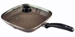Сковорода CASTA Л2626-ГРК-М/КР 26*26 см со стеклянной крышкой