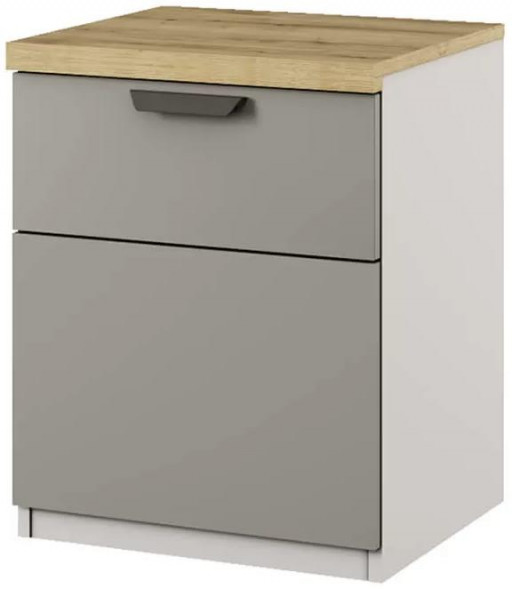 Модульная мебель АНРЭКС MODERN Тумба 1D1S. ПЕРС ЖЕМЧУГ/ИРЛ ЛИКЕР (1 кор.)