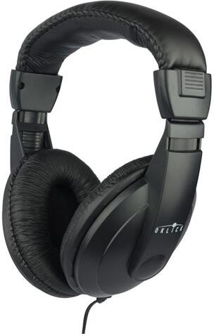 Наушники OKLICK Наушники мониторные Оклик HP-M211V 1.8м черный проводные оголовье (HP-M211VB)