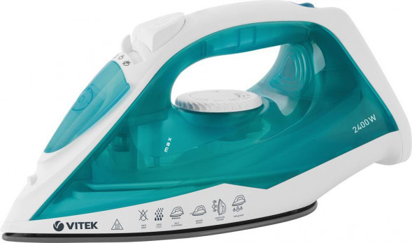 Утюг VITEK VT-8336 (MC) белый/бирюзовый