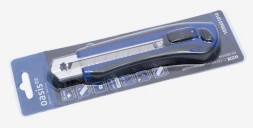 Нож OASIS Pro Нож с сегментированным лезвием 25х125х0,7 мм, двукомпонентный корпус (ABS+TPR) 1030601010 цвет синий