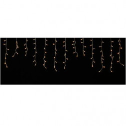 LED гирлянда FUNRAY Бахрома IC-72WW, 1.6*0.7м, 72 LED, тепл.бел., IP20, прозрачный шнур 1,5м,