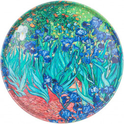 Поднос AGNESS ПОДНОС СЕРВИРОВОЧНЫЙ "КЛАССИКА.ИРИСЫ" 33*2,1 СМ 898-222