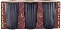 Набор стаканов ОСЗ Набор стаканов МИСТЕРИЯ ГРАФИТ 6шт 280мл высоких 24C2391-Y