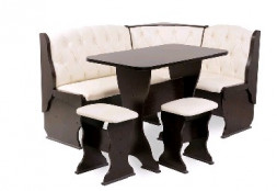 Набор мебели для кухни БИТЕЛ ОРХИДЕЯ ЛЮКС Венге/Барнео Крем (кремовый)