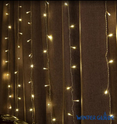 Электрическая гирлянда-занавес WINTER GLADE Электрическая гирлянда-занавес 96 ламп Тёплый белый, CB96