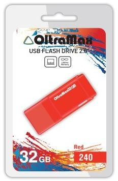 USB флэш-накопитель OLTRAMAX OM-32GB-240-красный