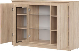 Комод НК-МЕБЕЛЬ STERN комод Т-14(витрина) Дуб Сонома 72678288 (2 кор.)