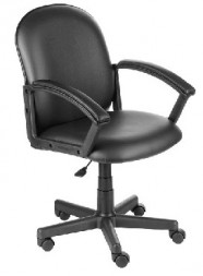 Кресло компьютерное OLSS кресло АЦТЕК Ультра черный экокожа