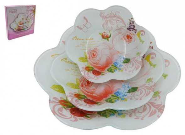 LAVENIR 85552 (3пр.) D - 16 см, 20 25,5 S3820/3-AA100L 1/8шт.Стеклокерамика / Опаловое стекло