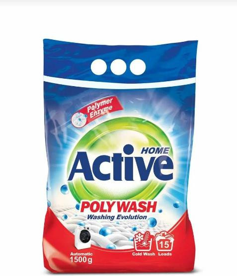 Стиральный порошок автомат ACTIVE Стиральный порошок автомат Poly Wash , 1.5 кг (511701037)