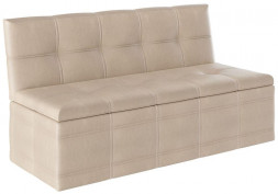 Скамья прямая BONMEBEL Скамья прямая Квадро тип 1 кожзам бежевый (1 пак.)