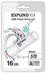 USB флэш-накопитель EXPLOYD 16GB-570-белый
